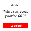 Hielera con ruedas y tirador 100 QT
