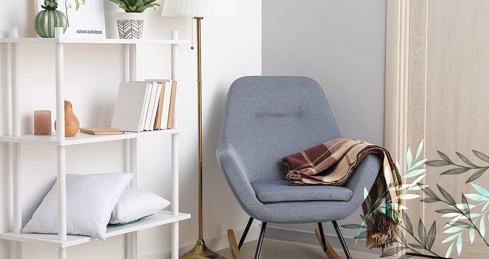 Estante de color blanco