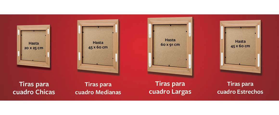 Tiras para Colgar Cuadros Command®, Grandes, Negras